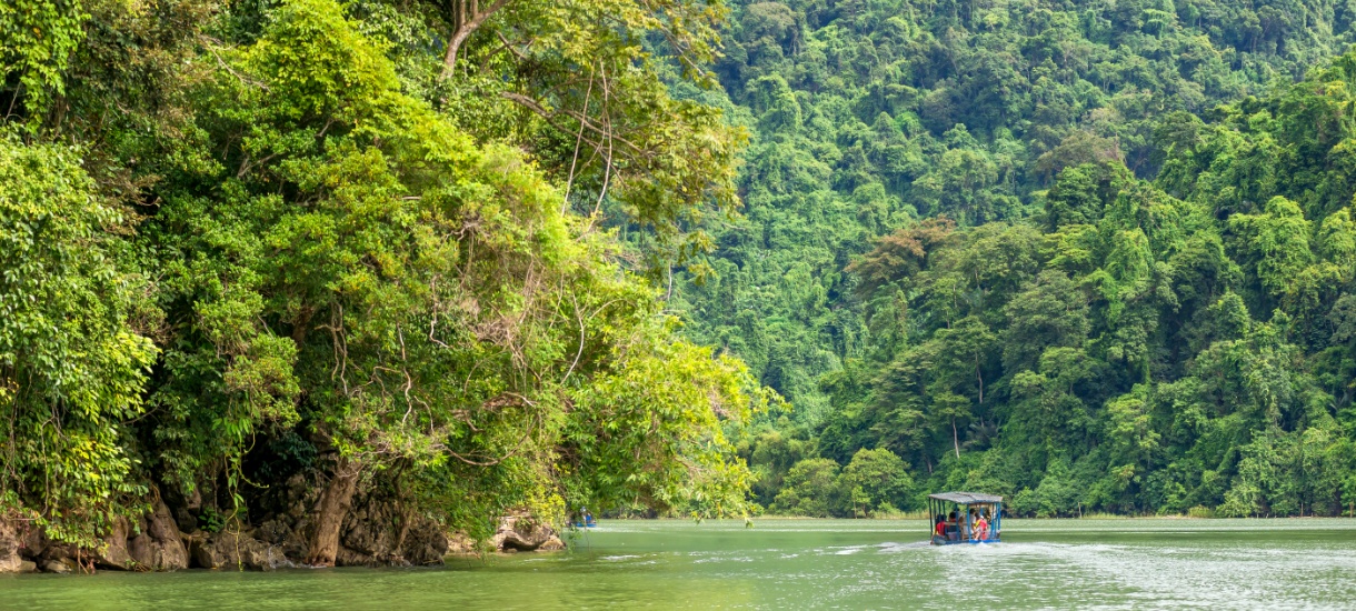 Nature lovers will like a trip to Ba Be National Park which is less than 5-hour drive from Hanoi